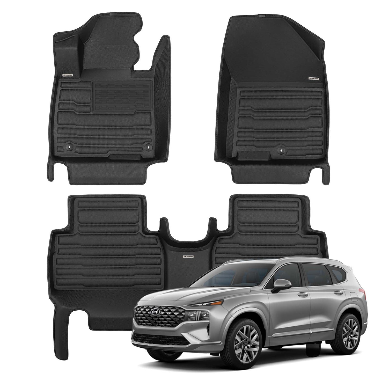 TuxMat 2019-2020 Santa Fe TuxMat Premium Floor Liners TUX8446