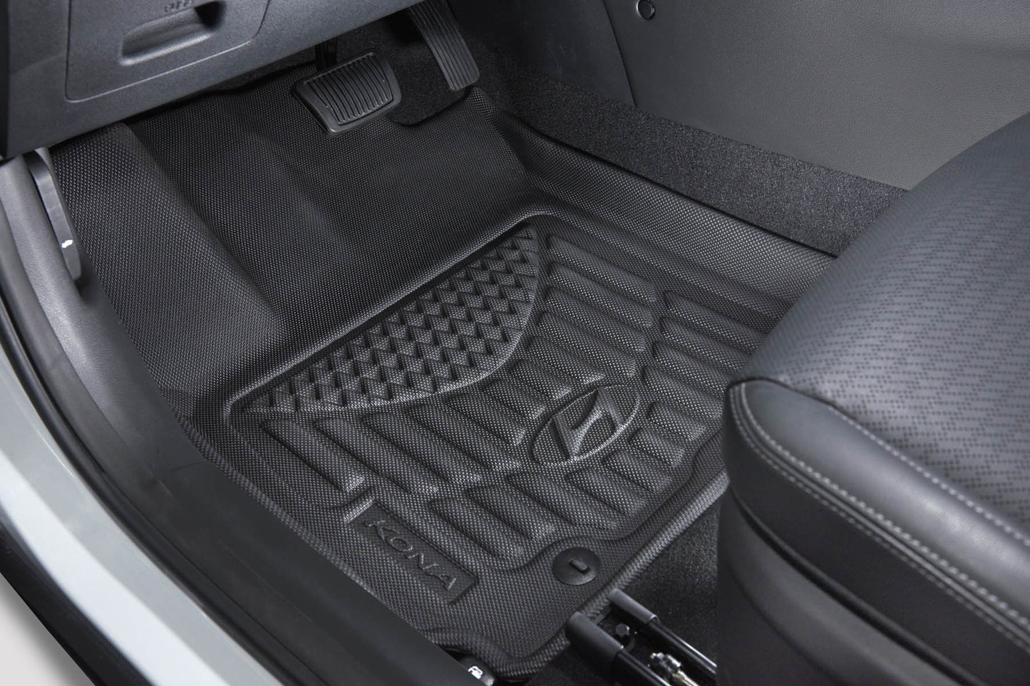 Hyundai 2021 Kona Premium All Weather Floor Liners - Front For Ess | Pref | Lux | Trend | Urban J9H17AP000