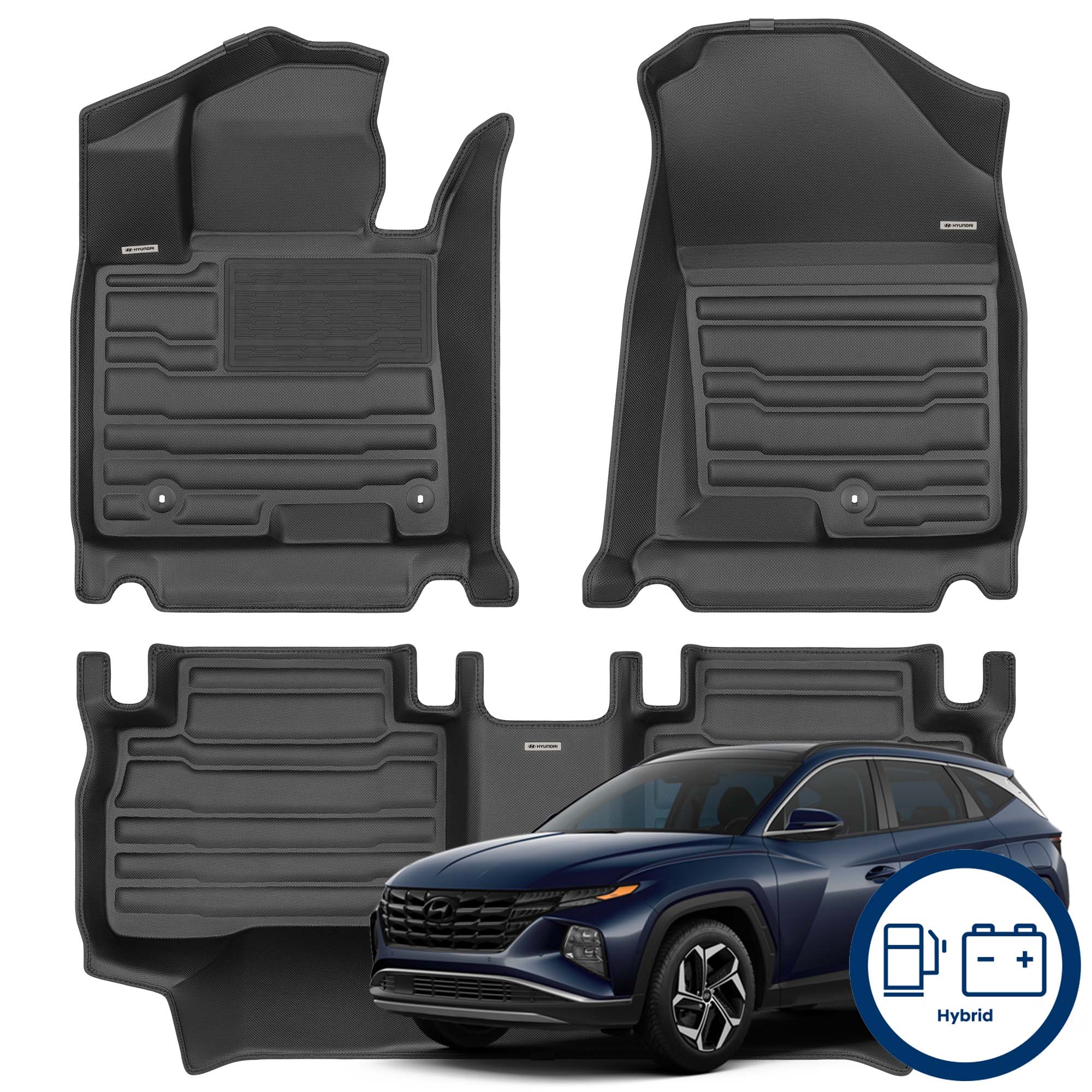 TuxMat 20222024 Tucson Plugin Hybrid TuxMat Premium Floor Liners TUX