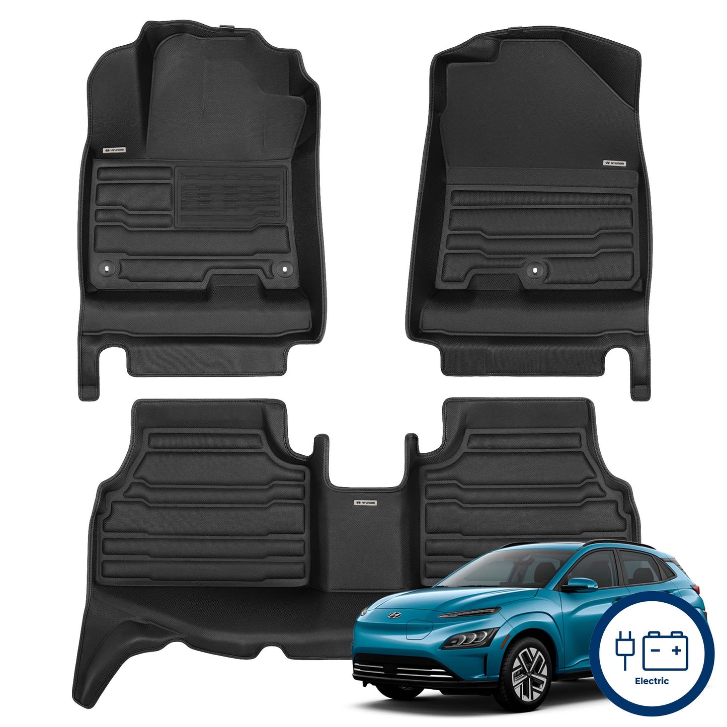 TuxMat 2019-2025 Kona Electric TuxMat Premium Floor Liners TUX8460