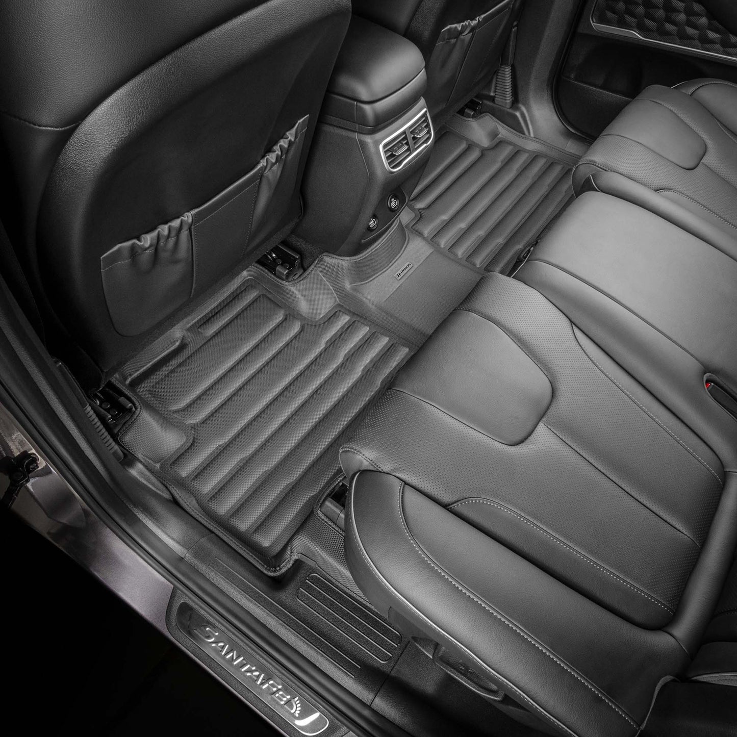 TuxMat 2021-2024 Santa Fe Hybrid TuxMat Premium Floor Liners TUX8623