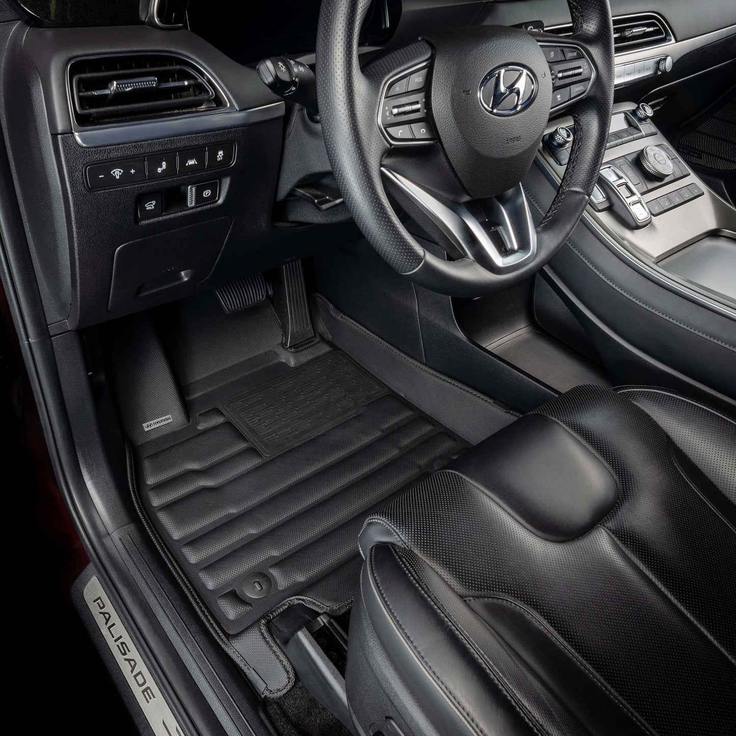 TuxMat 2020-2024 Palisade 8-Seater TuxMat Premium Floor Liners TUX8510-R3