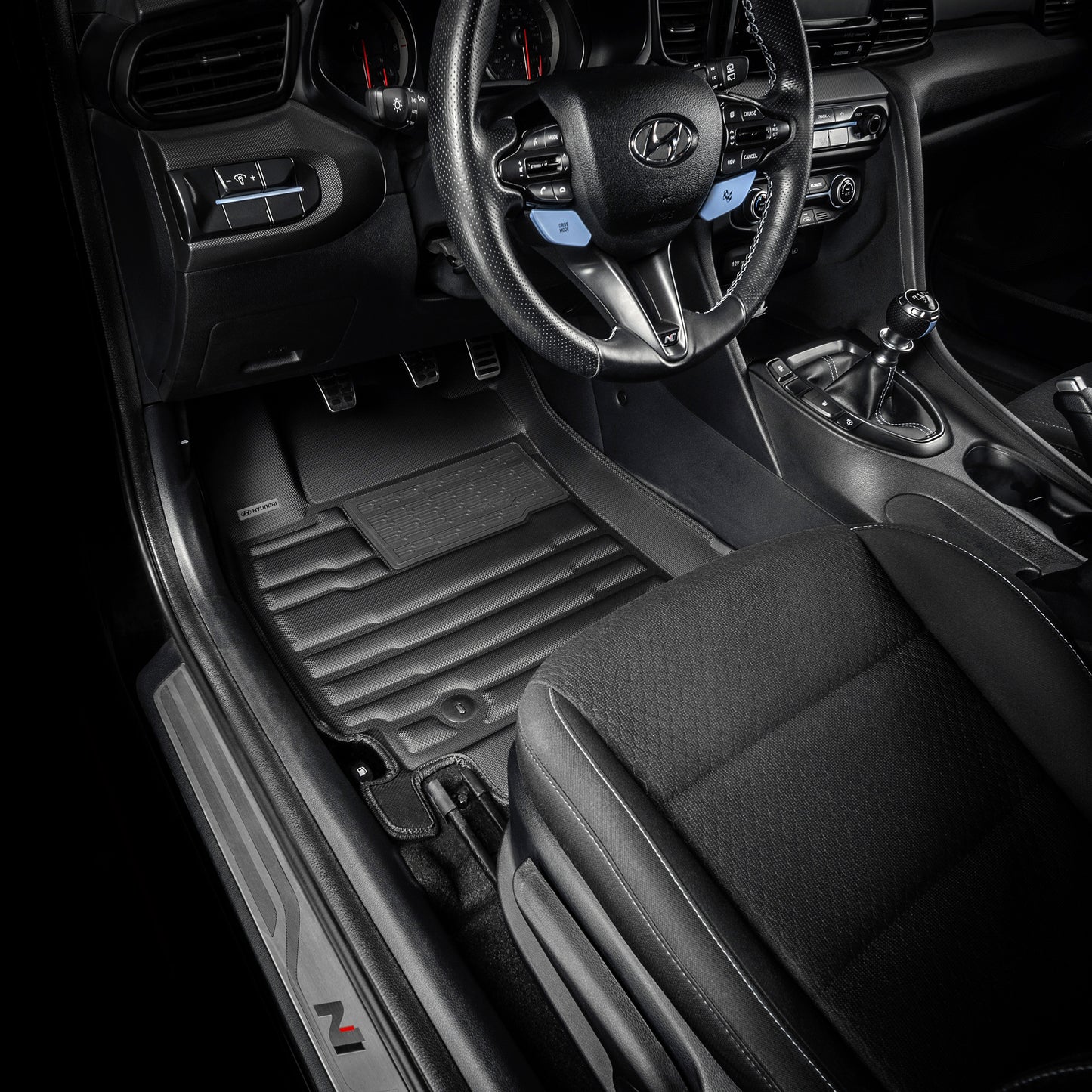 TuxMat 2019-2022 Veloster TuxMat Premium Floor Liners TUX8485