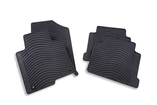 Hyundai 2021 Sonata Hybrid Rubber Floor Mats - Front & Rear For Ult HEV L0131ADX00