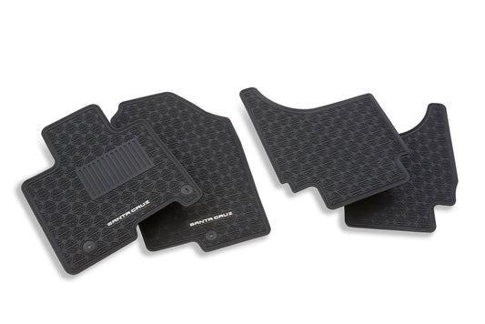 Hyundai 2022 Santa Cruz Rubber Floor Mats - Front & Rear For Pref | Trend | Ult K5H13AP000