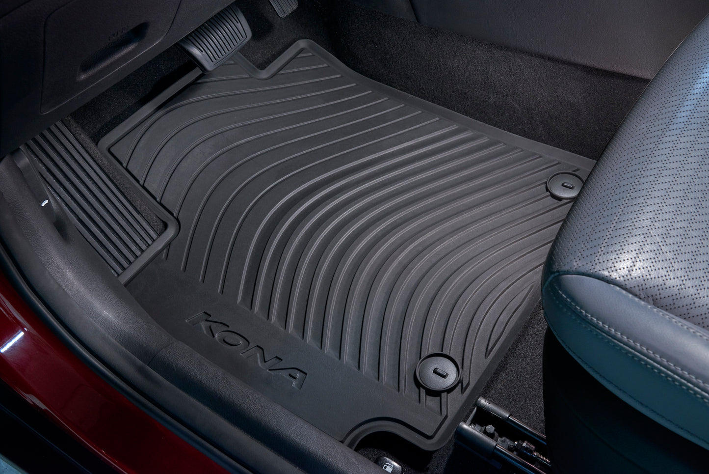 Hyundai 2022 Kona Rubber Floor Mats - Front & Rear For Ess | Pref | N-Line | N-Line Ult | N J9F13AC200
