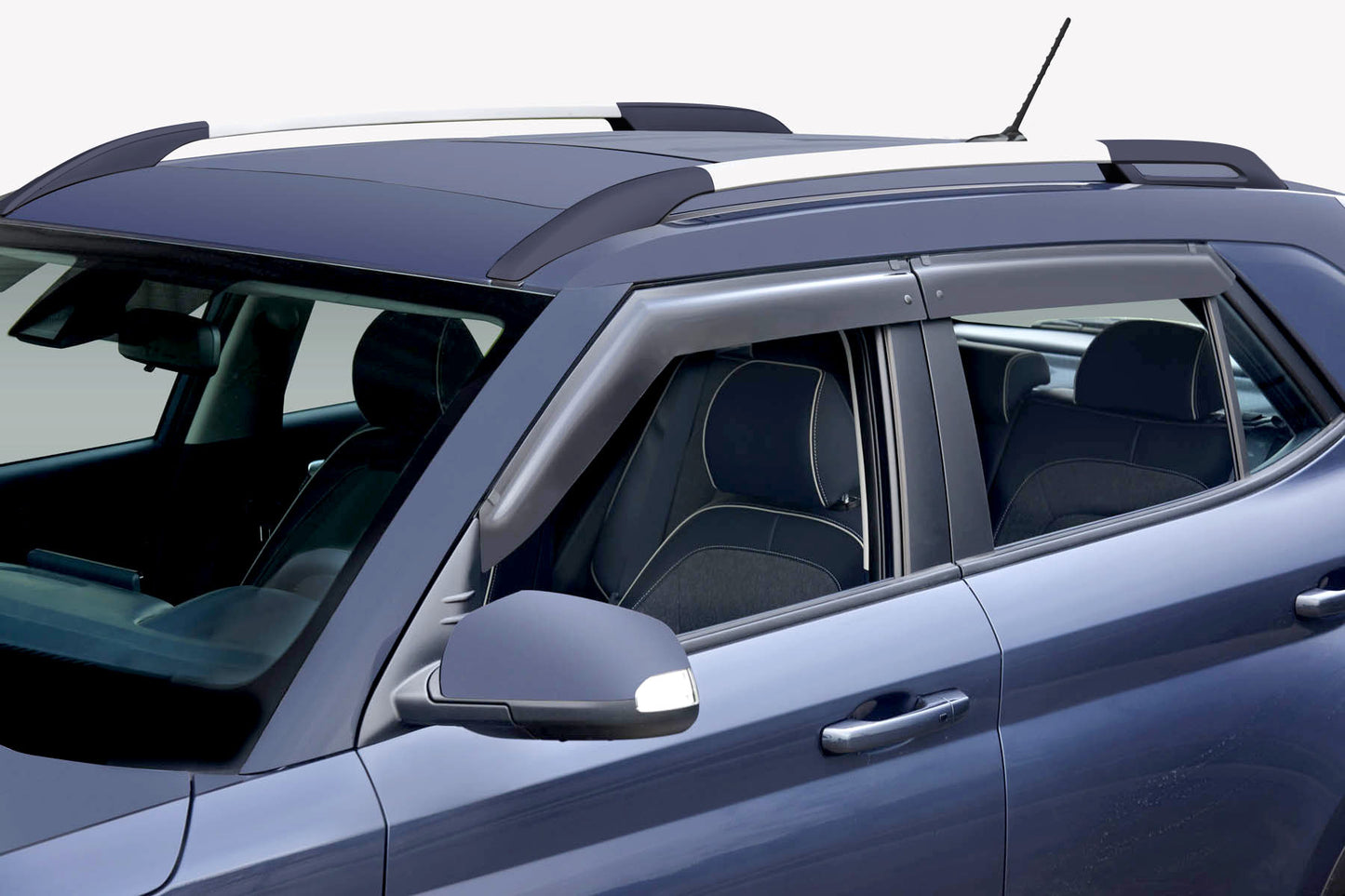 Hyundai 2020 Venue Side Visors - Tape on For Ess | Pref | Trend | Ult K2H22AP000
